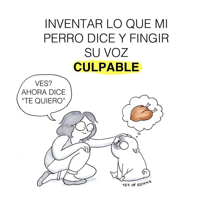 Fingir la voz del perro