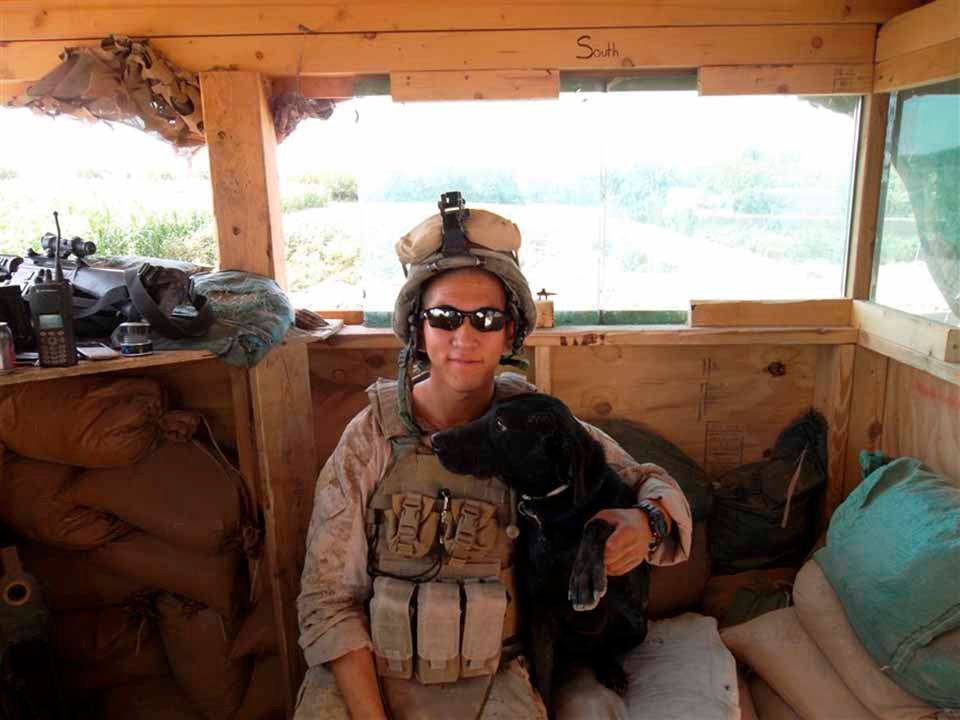 Veterano y su perro
