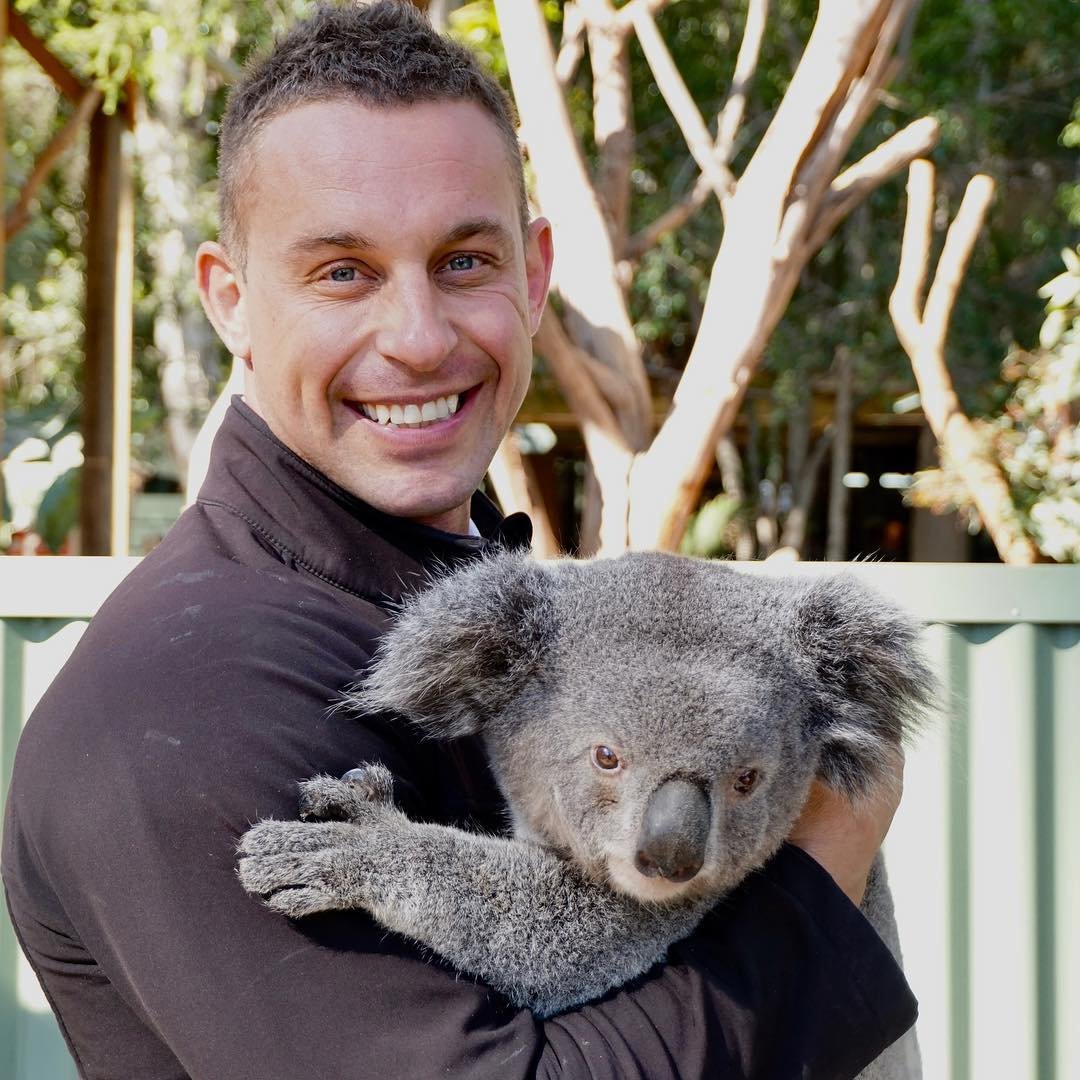Chad con koala