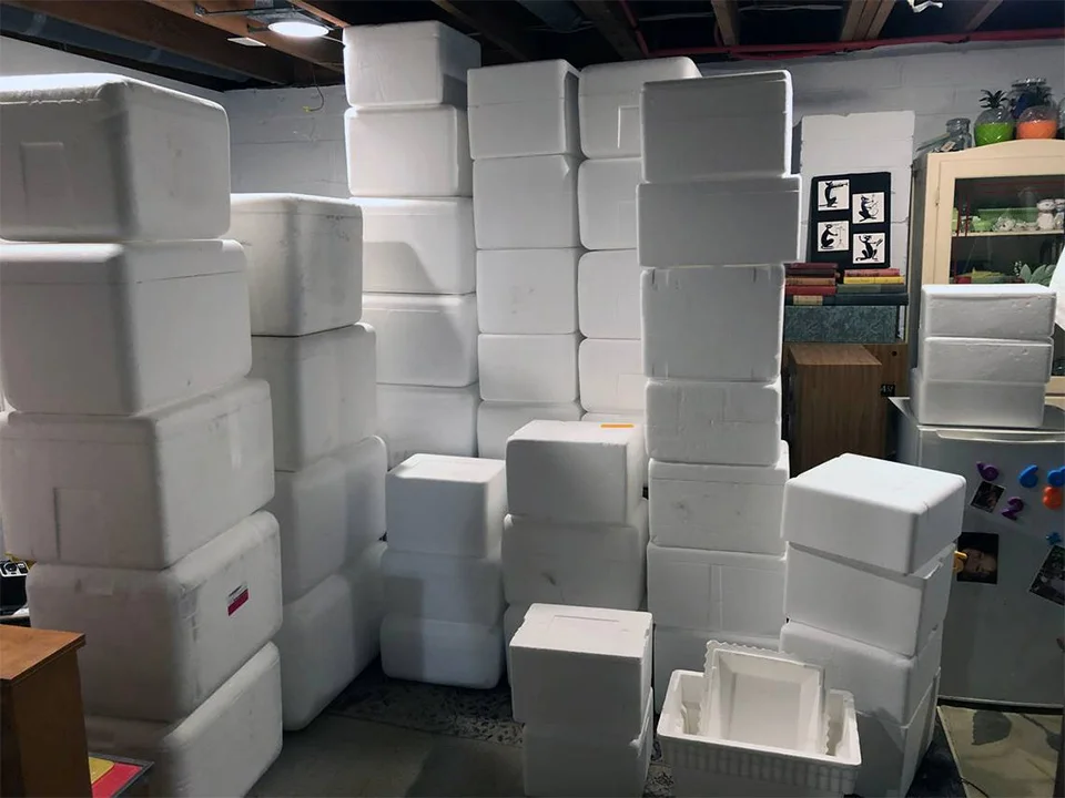 Refrigeradores de poliestireno