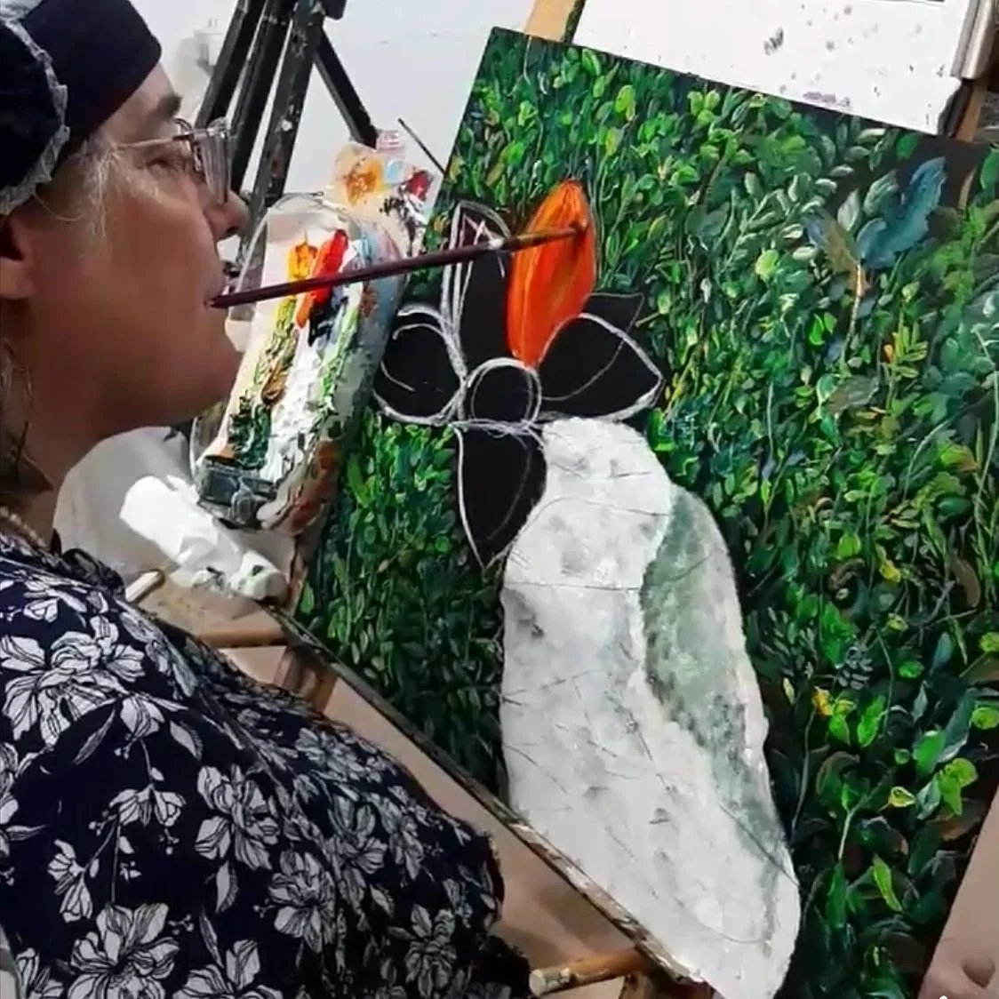 Bracha pintando