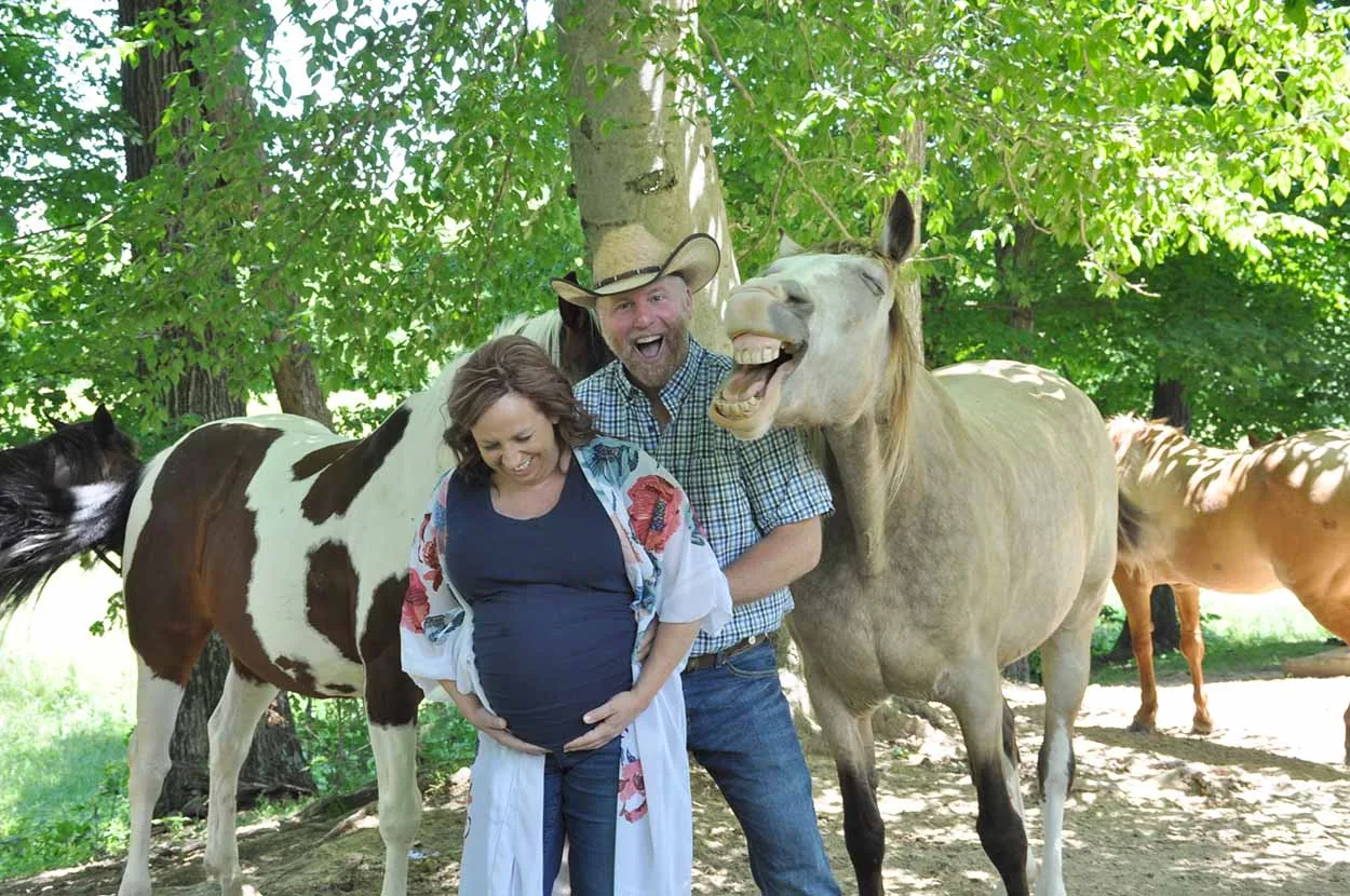 Caballo se roba el show