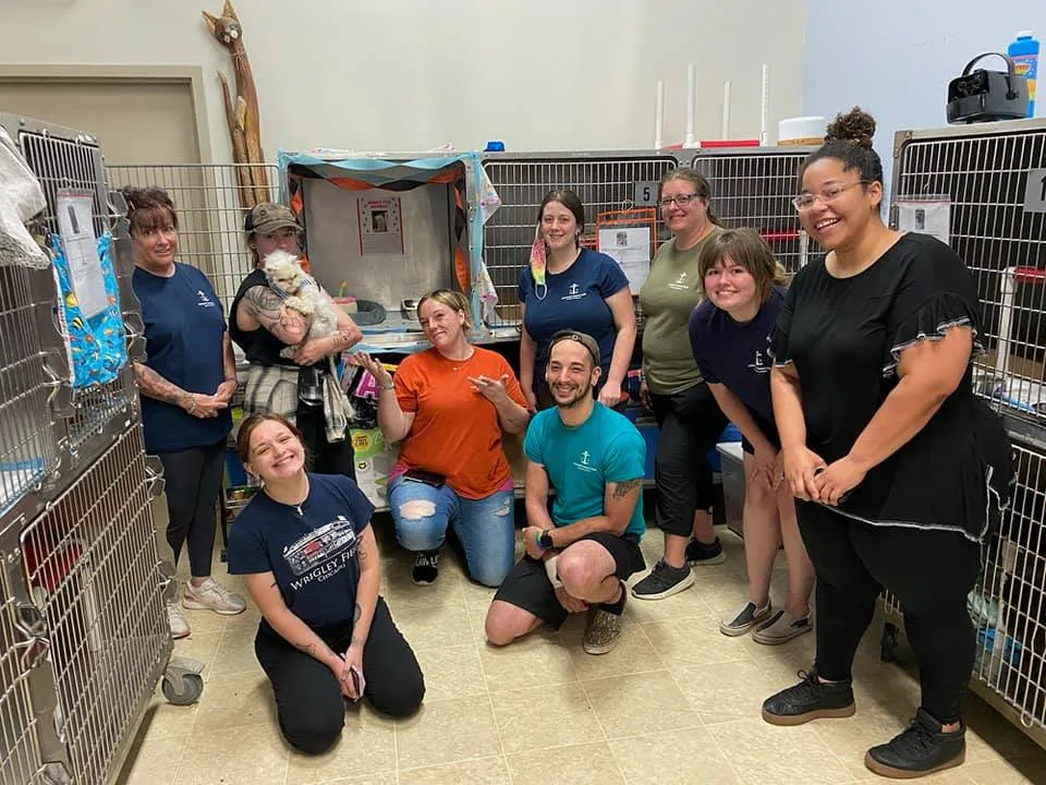 Personal del refugio