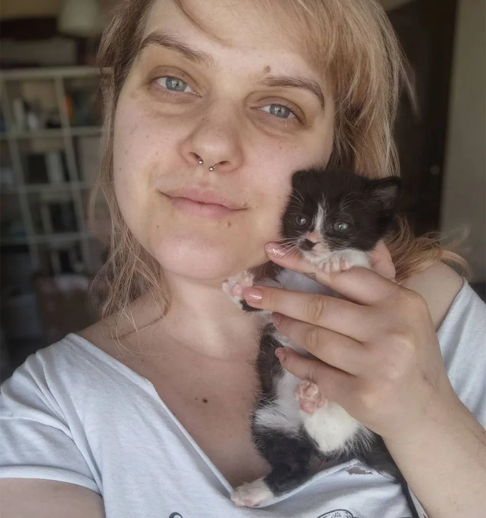 Gatito rescatado