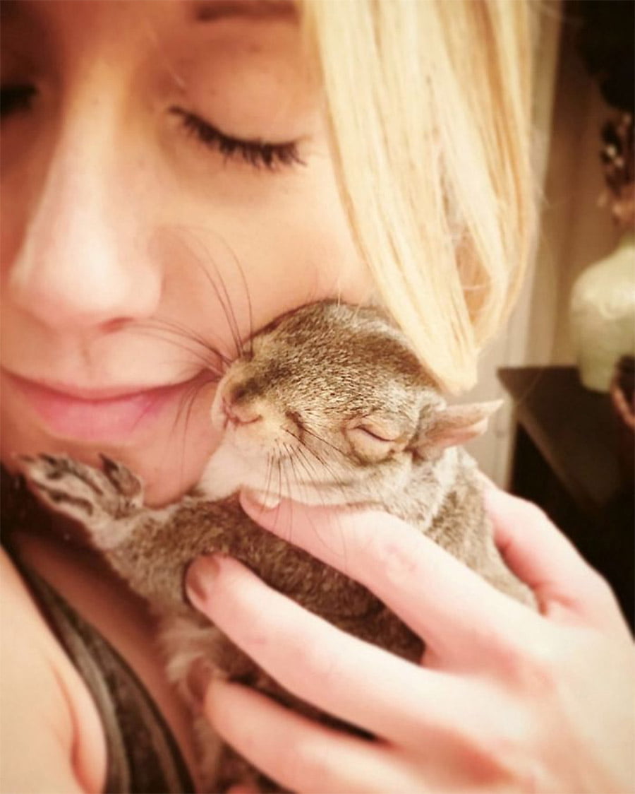 Thumbelina con mamá