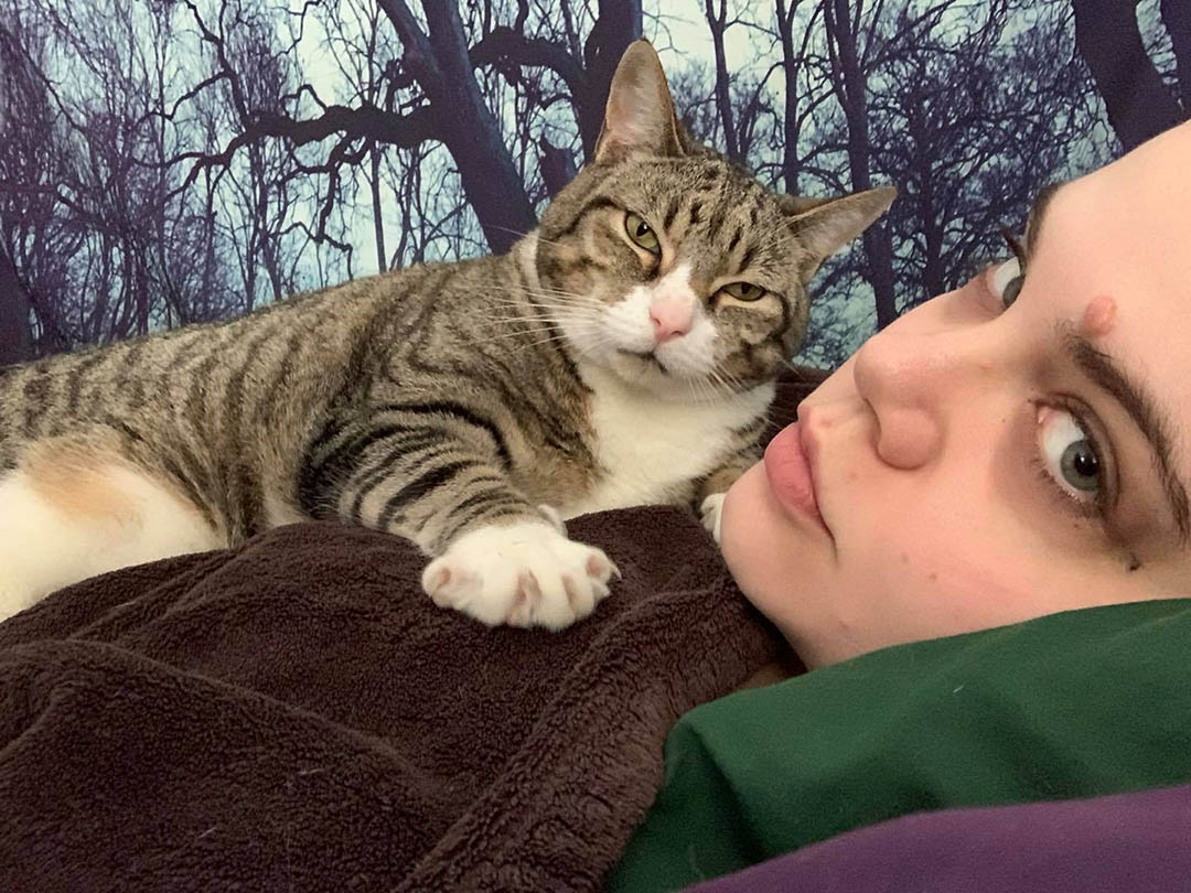 Winslow con mamá