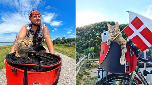 Hombre decide recorrer el mundo en bicicleta