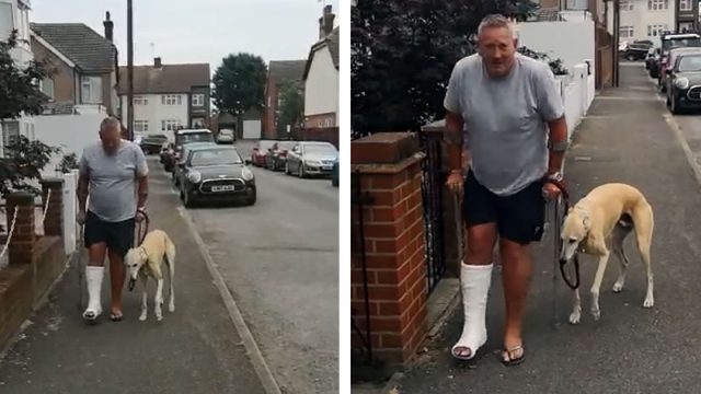 Hombre gasta $400 en veterinario para su perro y solo cojeaba por compasión