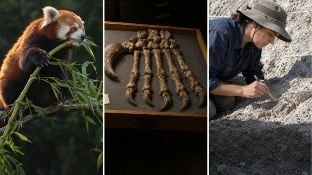 El panda rojo come bambú con un pulgar que no es un dedo, y la clave de su origen estaba en Madrid