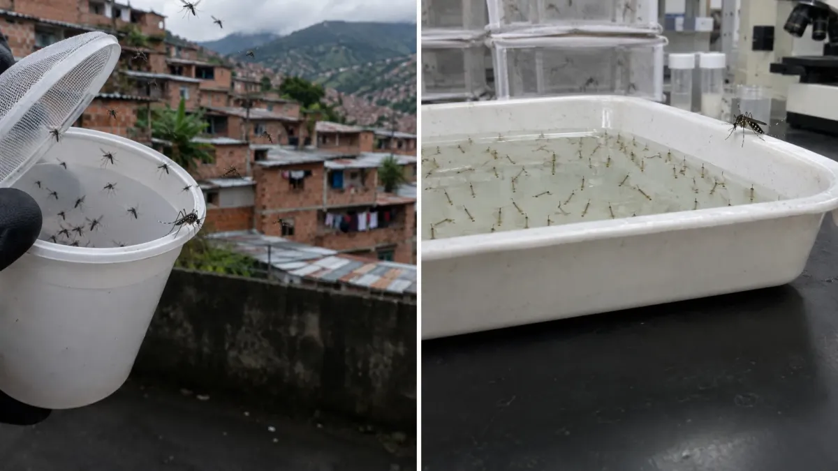 Para frenar el dengue en tres ciudades de Colombia, soltaron más mosquitos