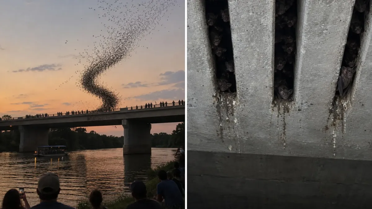 Unas grietas bajo un puente de Austin atrajeron a cientos de miles de murciélagos, y los vecinos pidieron erradicarlos
